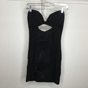 NASTY GAL sexy criss cross bandage dress